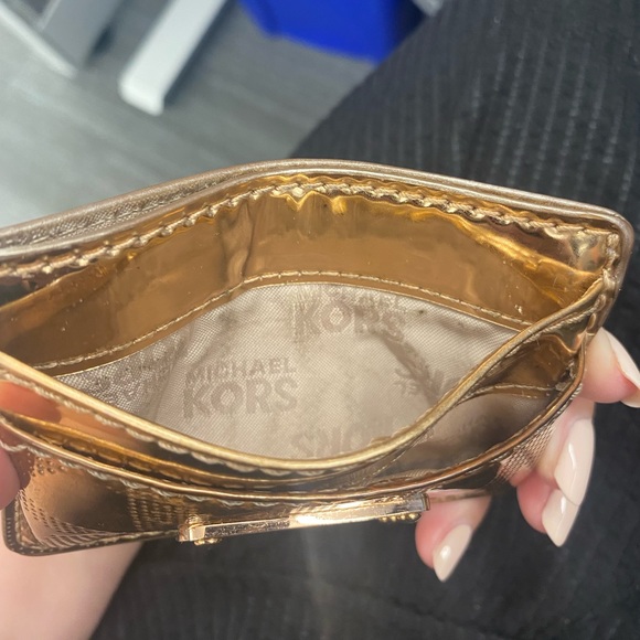 ROSE GOLD MICHAEL KORS WALLET CARD HOLDER - Picture 4 of 5